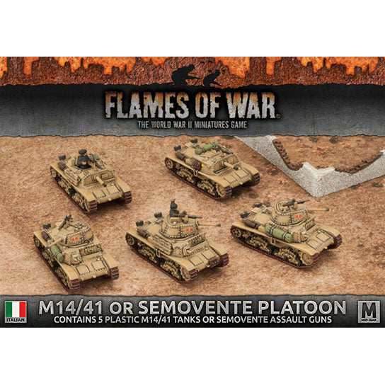 Flames of War: Italian M14/41 or Semovente Platoon (Mid War) - 