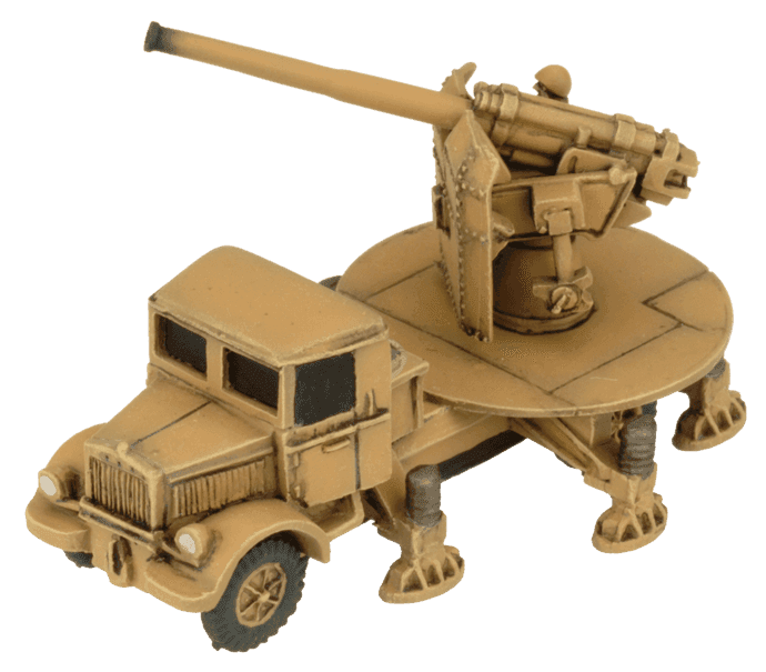 Flames of War: Italian 90mm on Lancia Anti-tank Battery (Mid War) - 