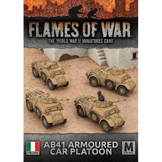 Flames of War: Italian AB41 Armoured Car Platoon (Mid War) - 