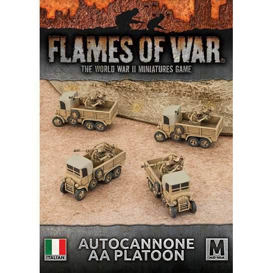 Flames of War: Italian Autocannone 20mm AA Platoon (Mid War) - 