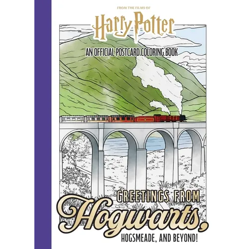 Harry Potter: Greetings from Hogwarts, Hogsmeade, and Beyond!: An Official Postcard Coloring Book