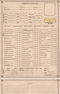 1920s - Standard Cthulhu Characters sheets by Chaosium - 