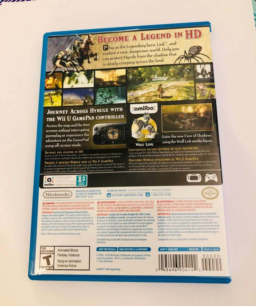 Legend of Zelda: Twilight Princess HD | Wii U | NM - 