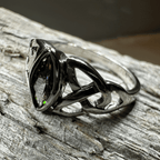 Mystic Topaz Trinity Knot Ring - 5