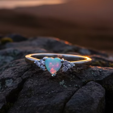 Celtic Heart Hands Ring