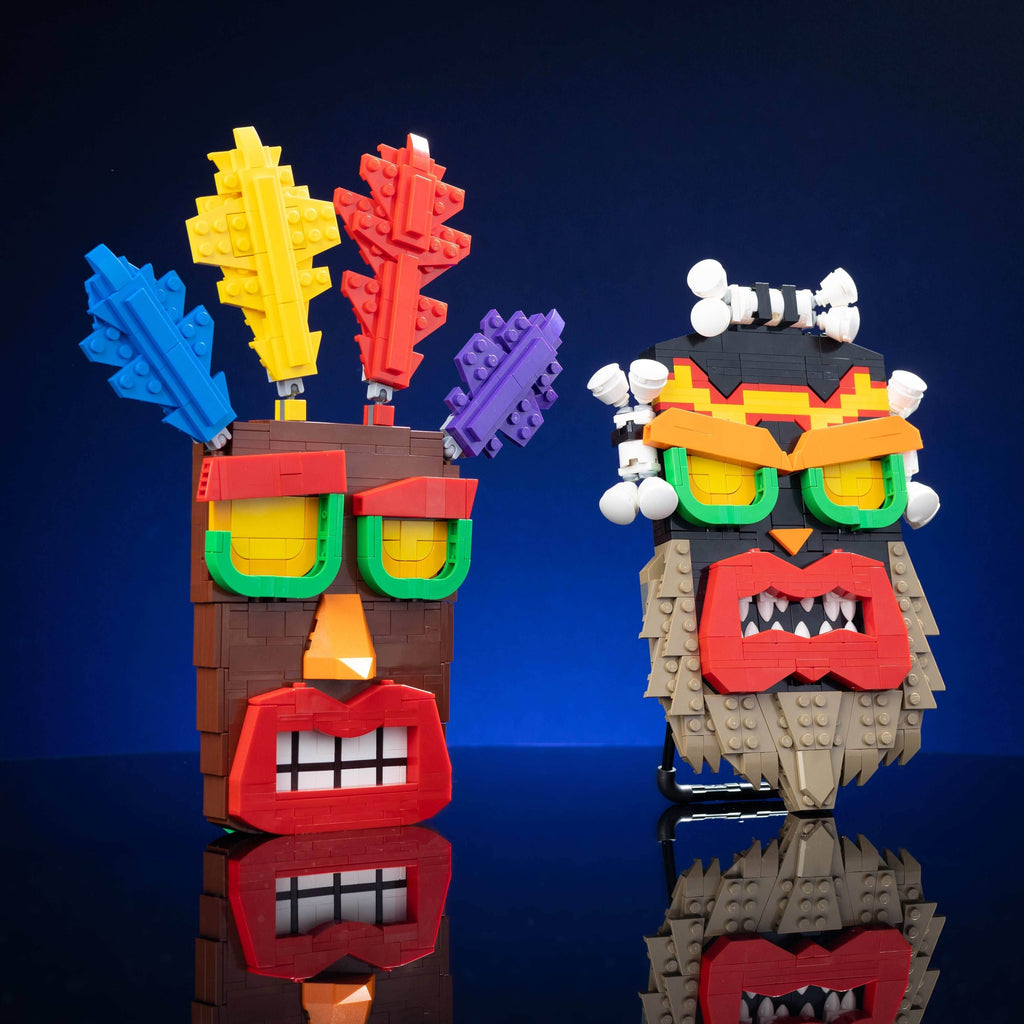 Life-Sized Uka Uka Mask - Bricks & Instructions