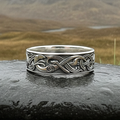 Celtic Raven Ring