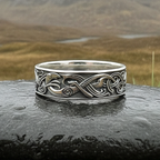 Celtic Raven Ring
