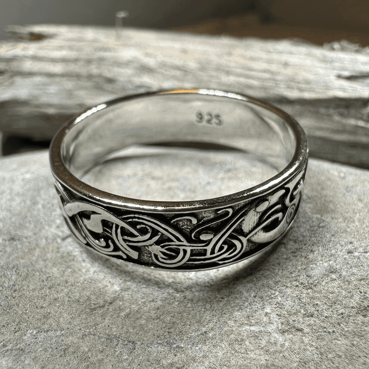 Celtic Raven Ring - 4