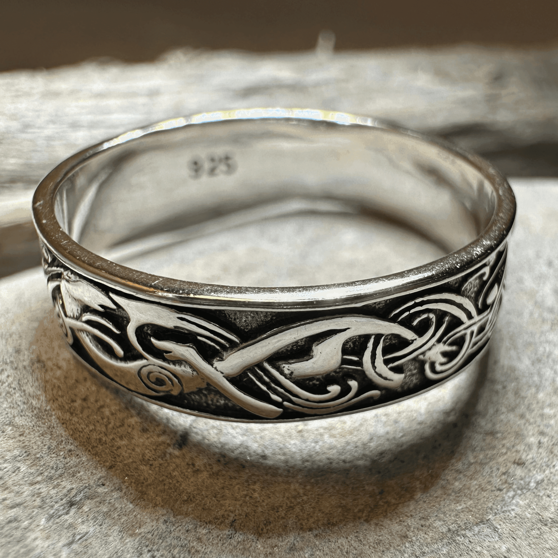 Celtic Raven Ring - 4
