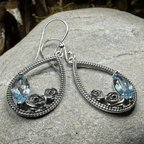 Sweet Irish Rose Earrings - Amethyst