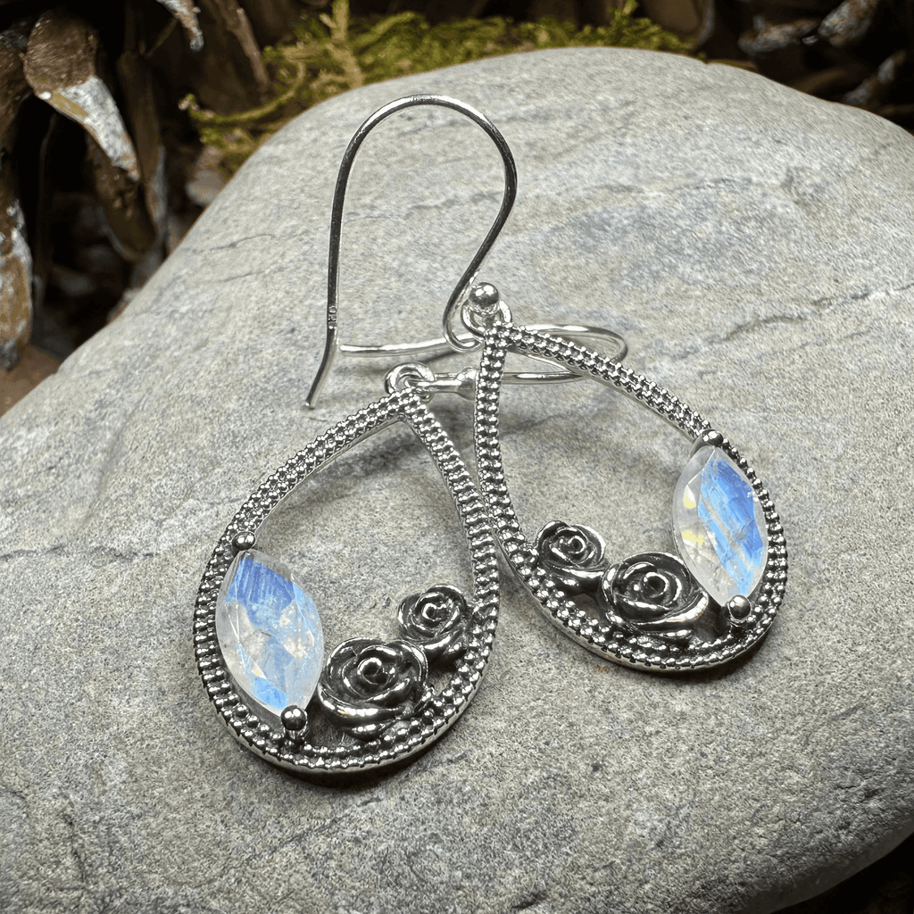 Sweet Irish Rose Earrings - Amethyst
