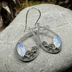 Sweet Irish Rose Earrings - Amethyst