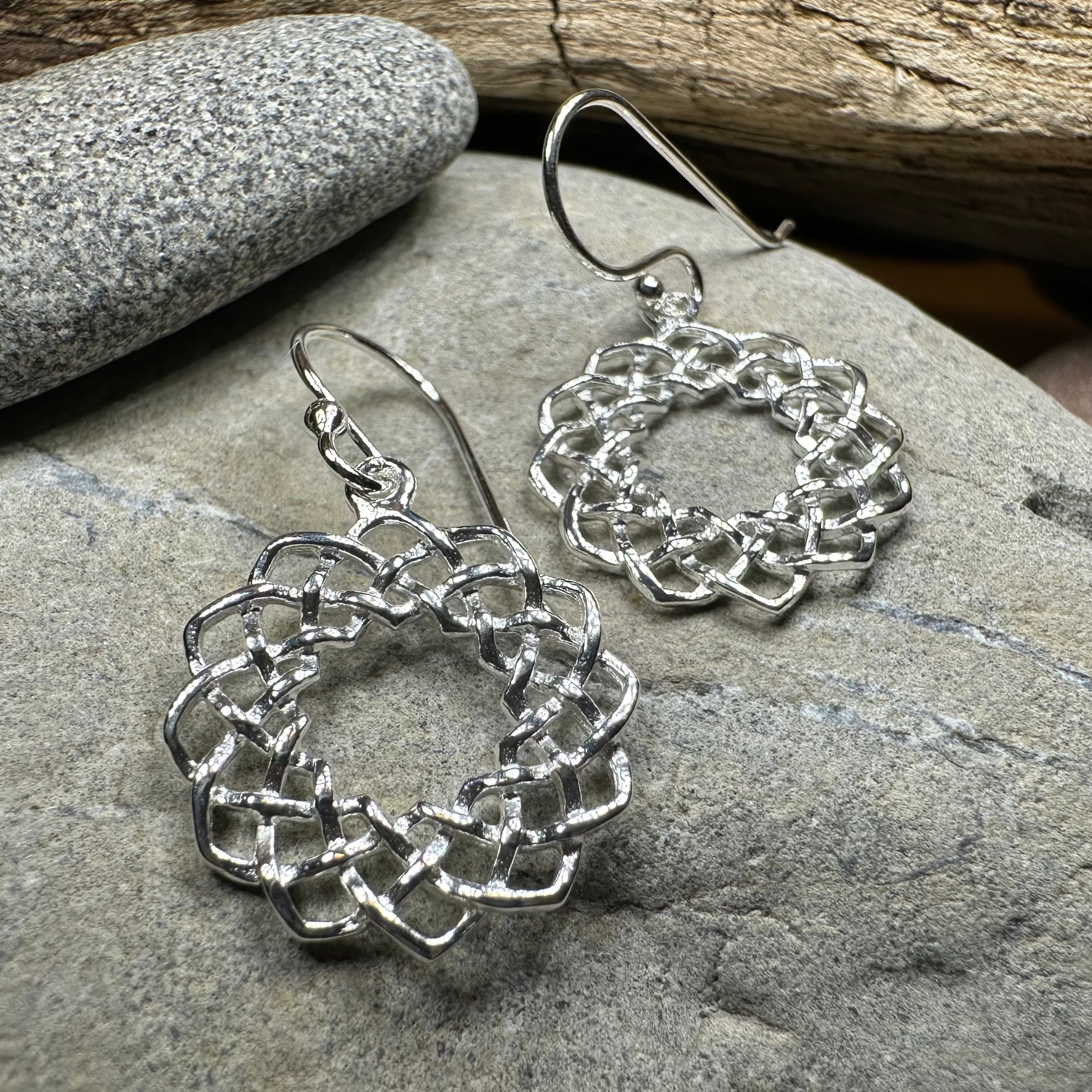 Petite Trinity Knot Earrings