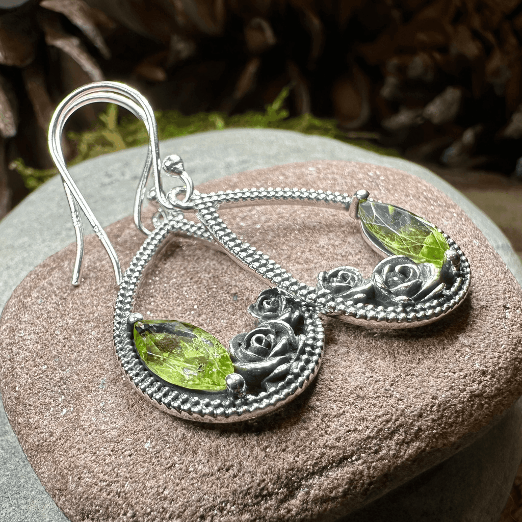 Sweet Irish Rose Earrings - Amethyst