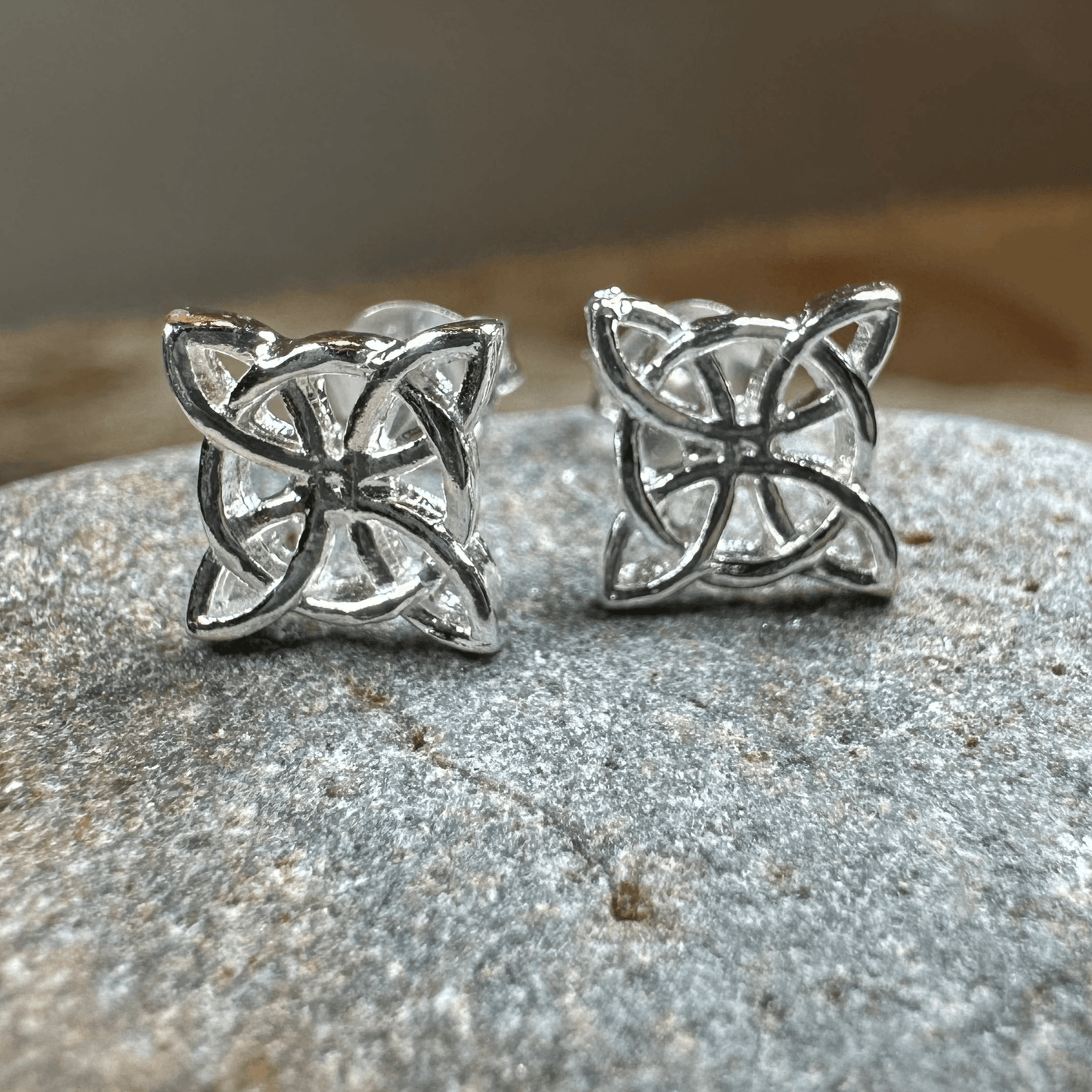 Trinity Knot Post Earrings - 