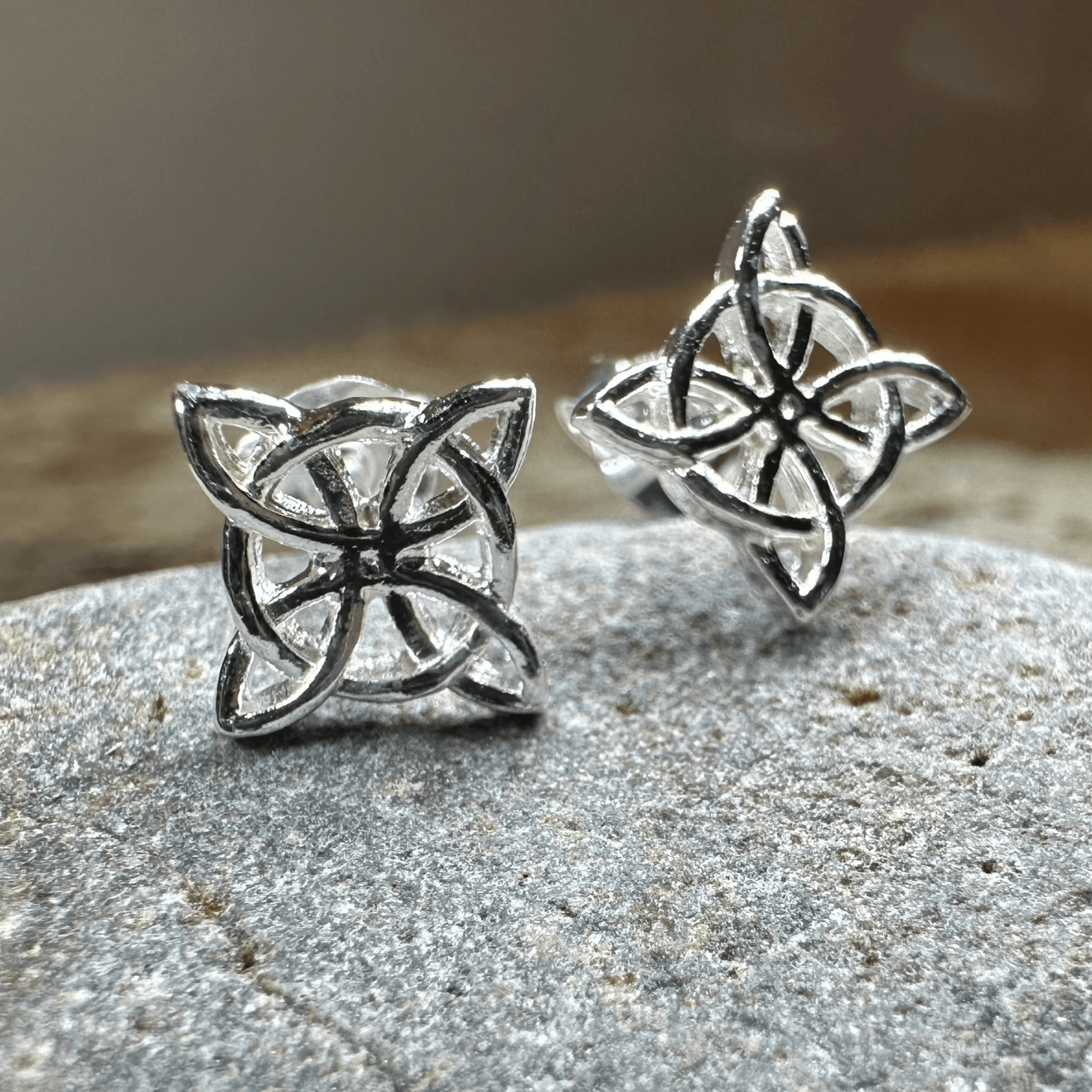 Trinity Knot Post Earrings - 