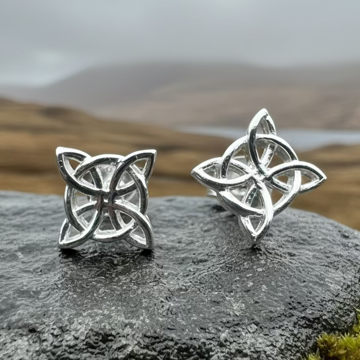Trinity Knot Post Earrings
