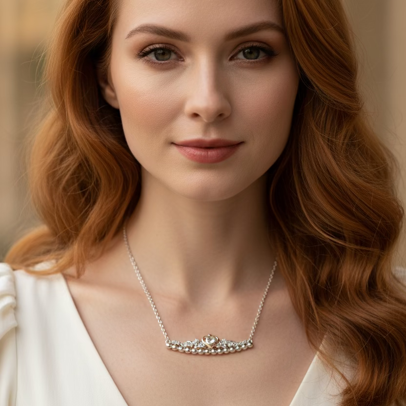 Celtic Princess Heart Necklace