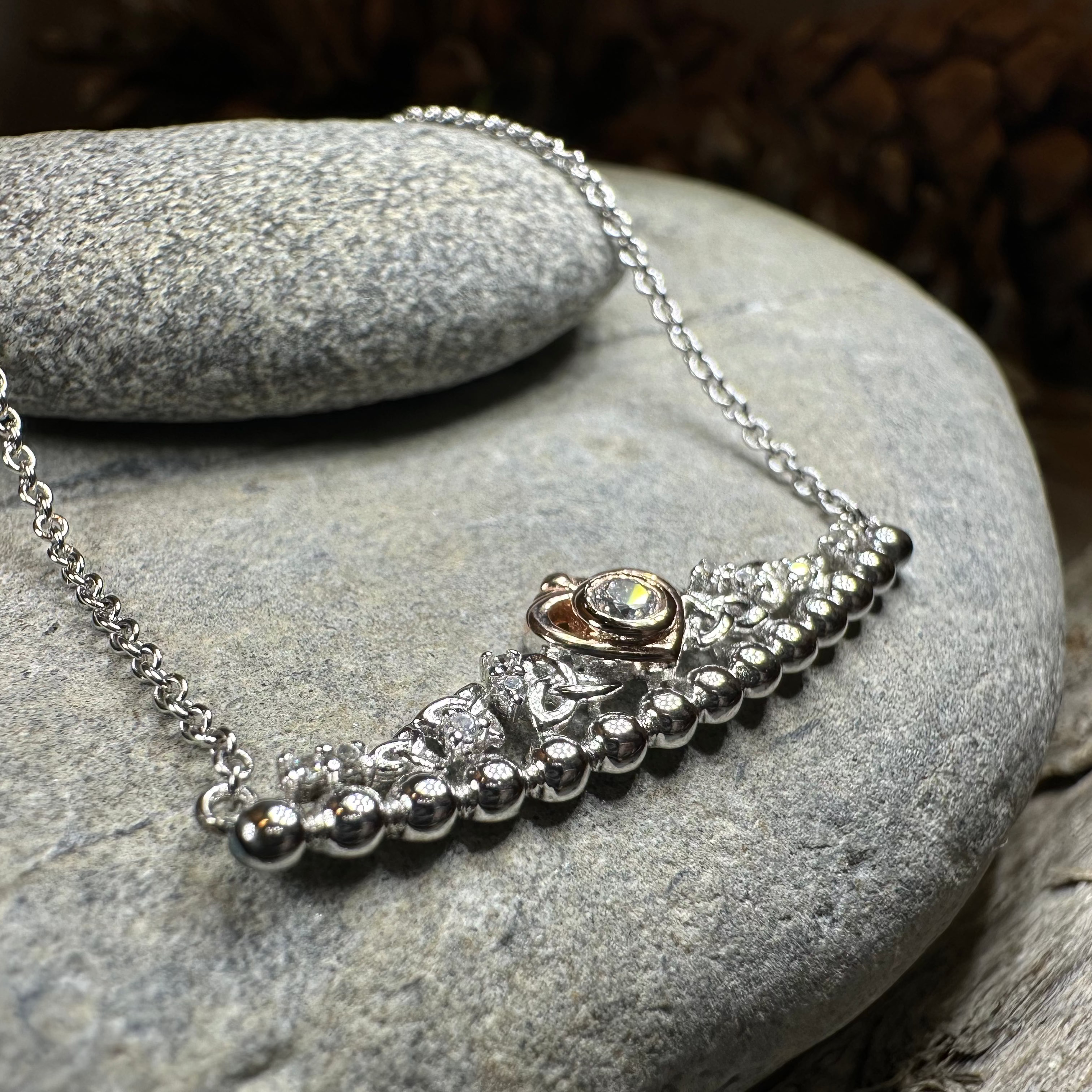 Celtic Princess Heart Necklace