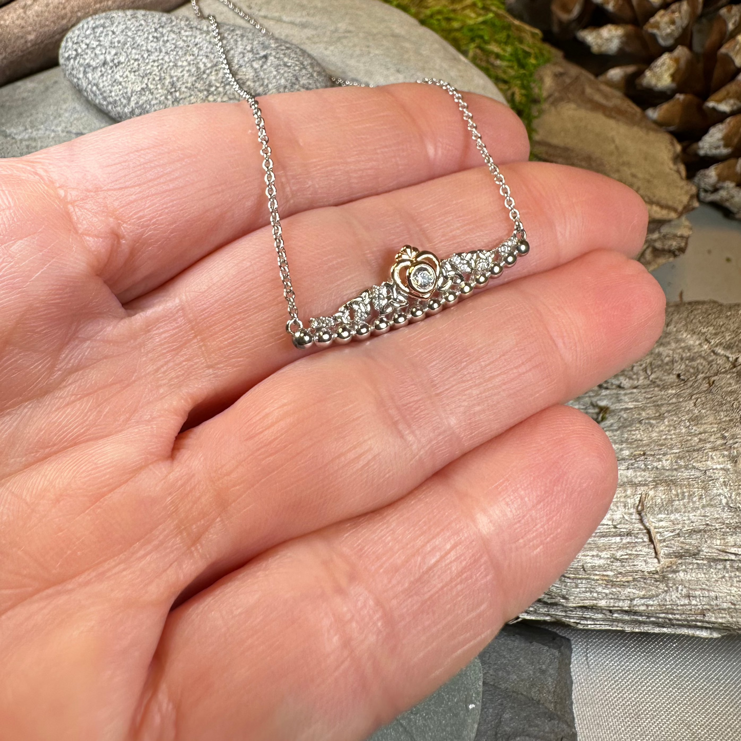 Celtic Princess Heart Necklace