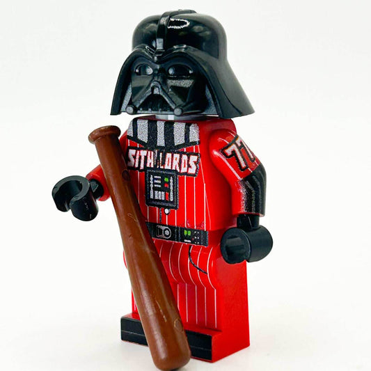 B3 Customs® May 4th Exclusive Baseball Darth Vader Minifig made using LEGO parts - 