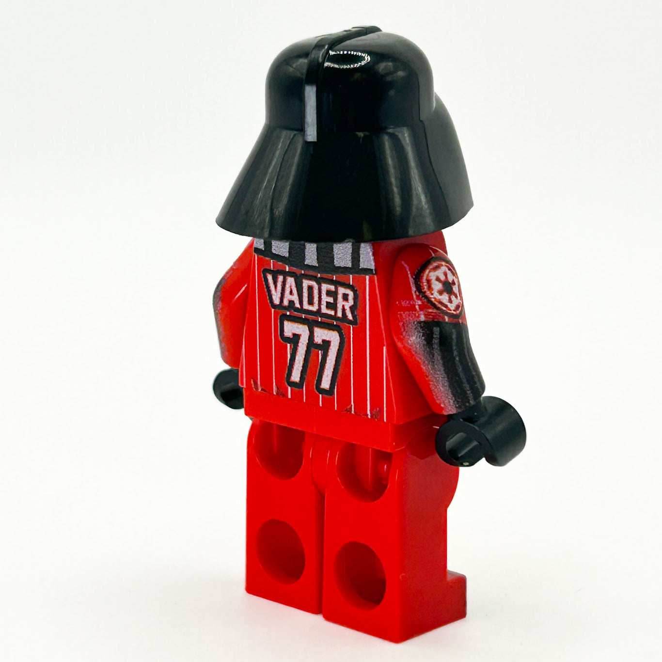 B3 Customs® May 4th Exclusive Baseball Darth Vader Minifig made using LEGO parts - 
