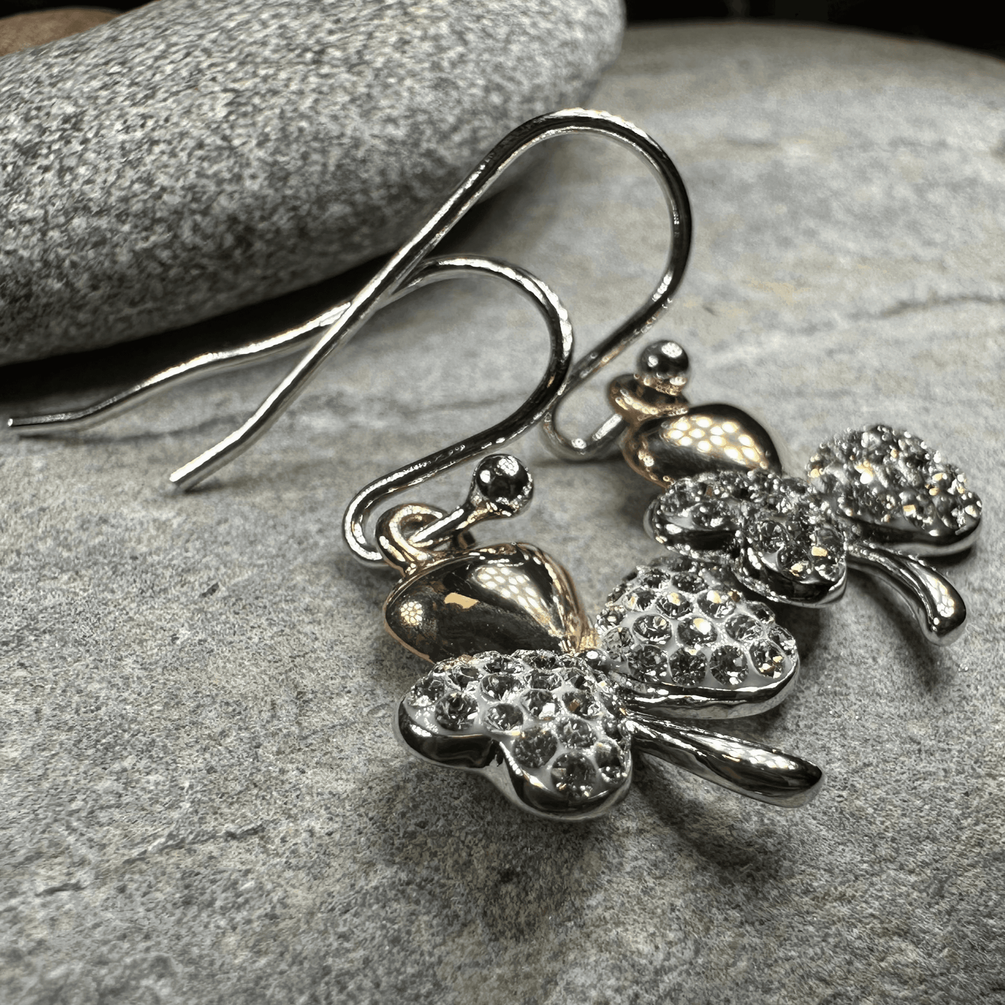 Elegant Shamrock Earrings - 