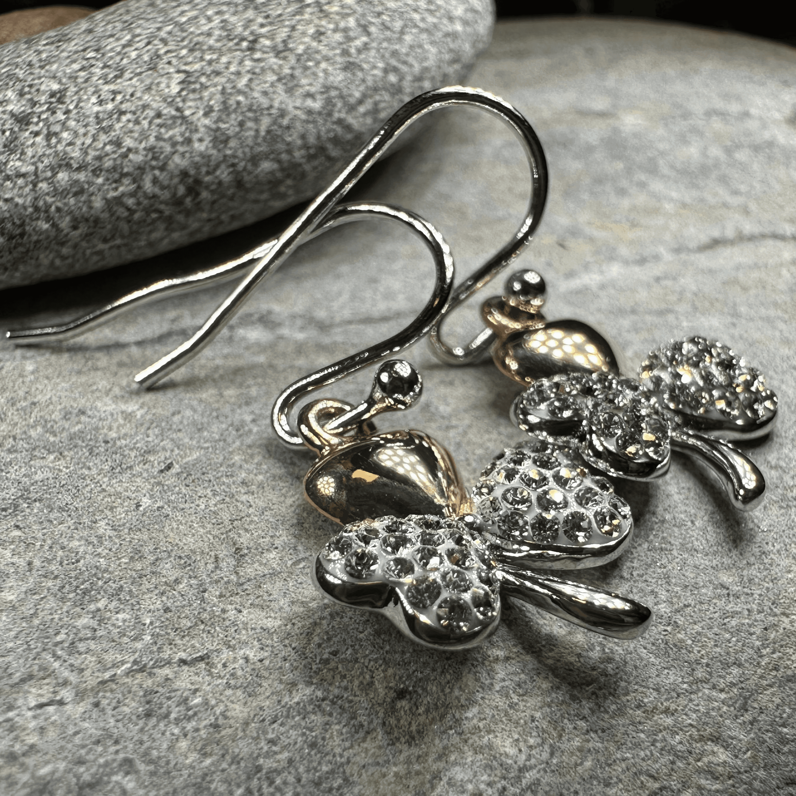 Elegant Shamrock Earrings - 
