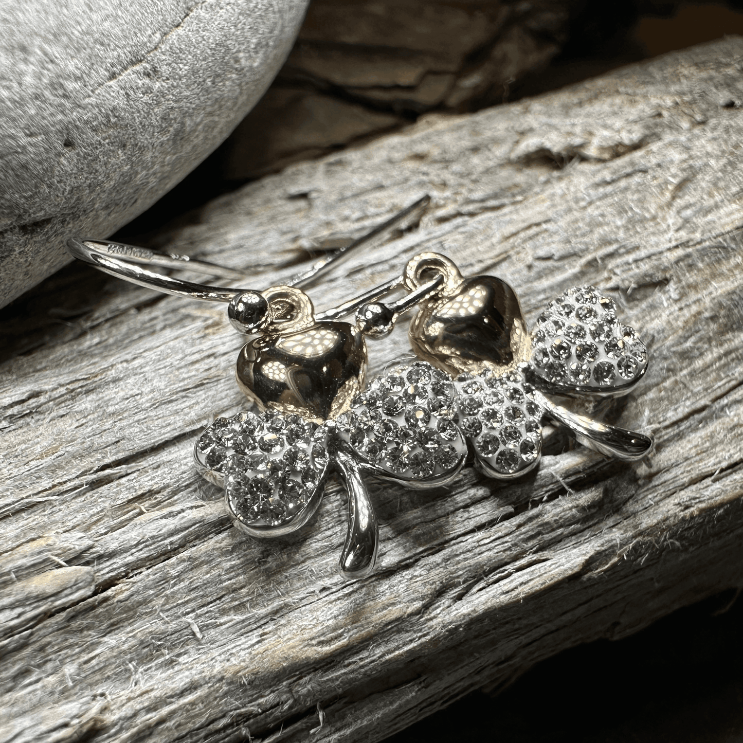 Elegant Shamrock Earrings - 