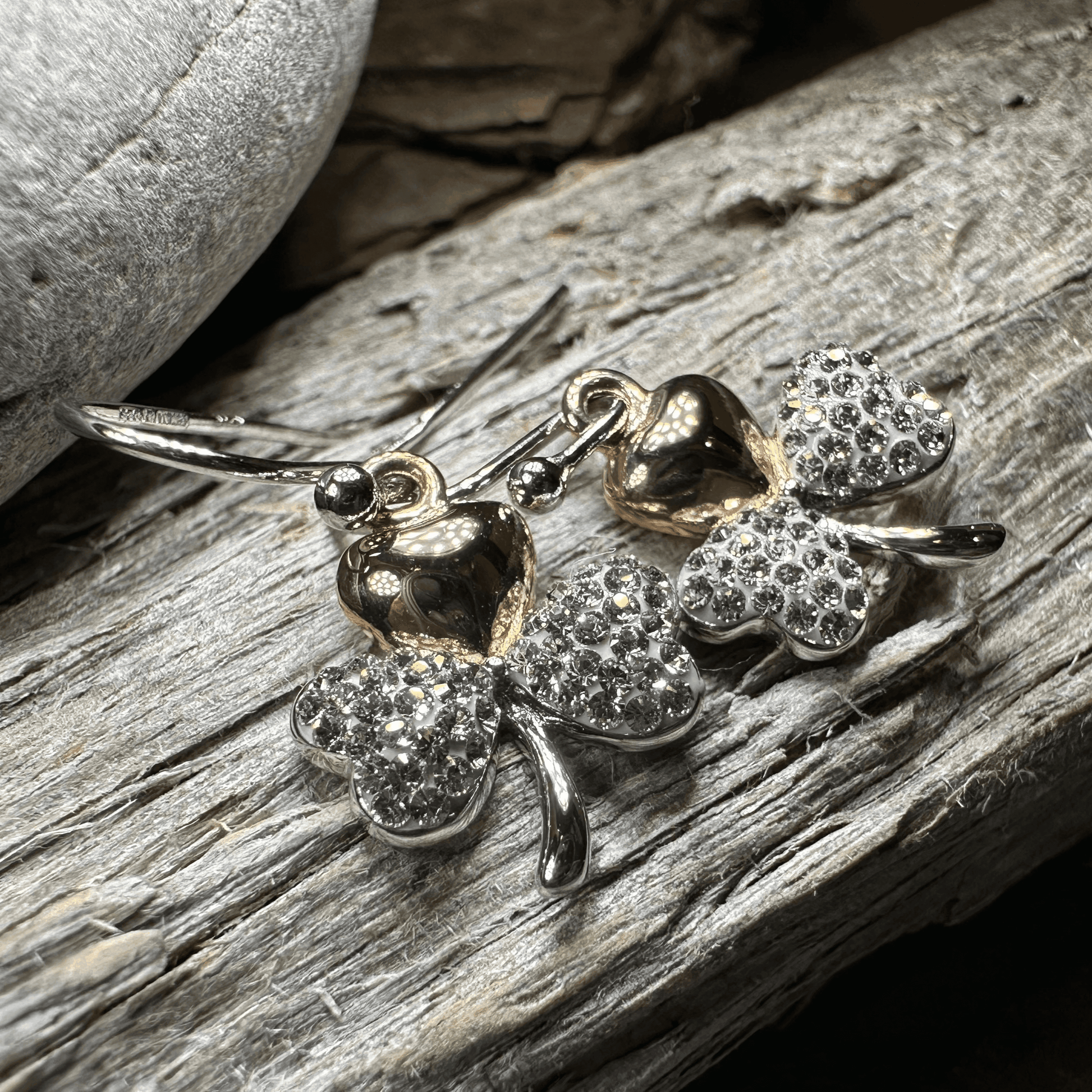 Elegant Shamrock Earrings - 