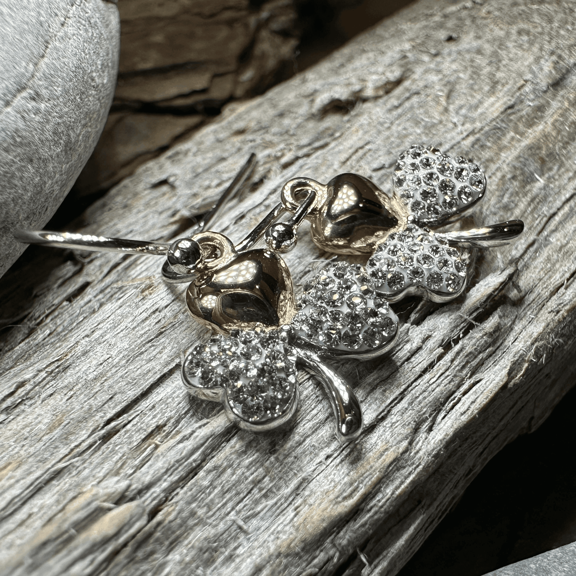 Elegant Shamrock Earrings - 