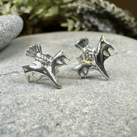 Modern Thistle Earrings - 