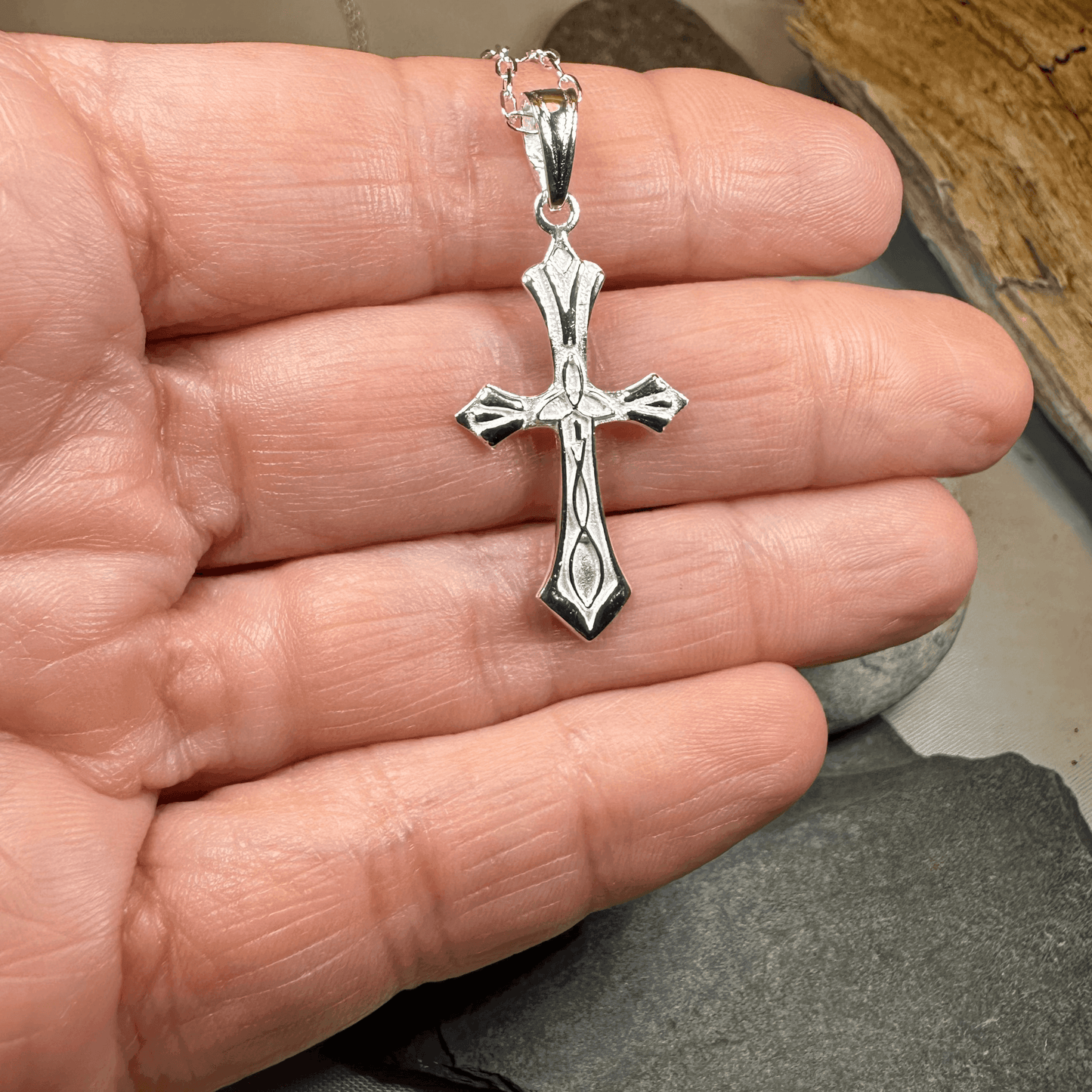 Kells Celtic High Cross Necklace - 