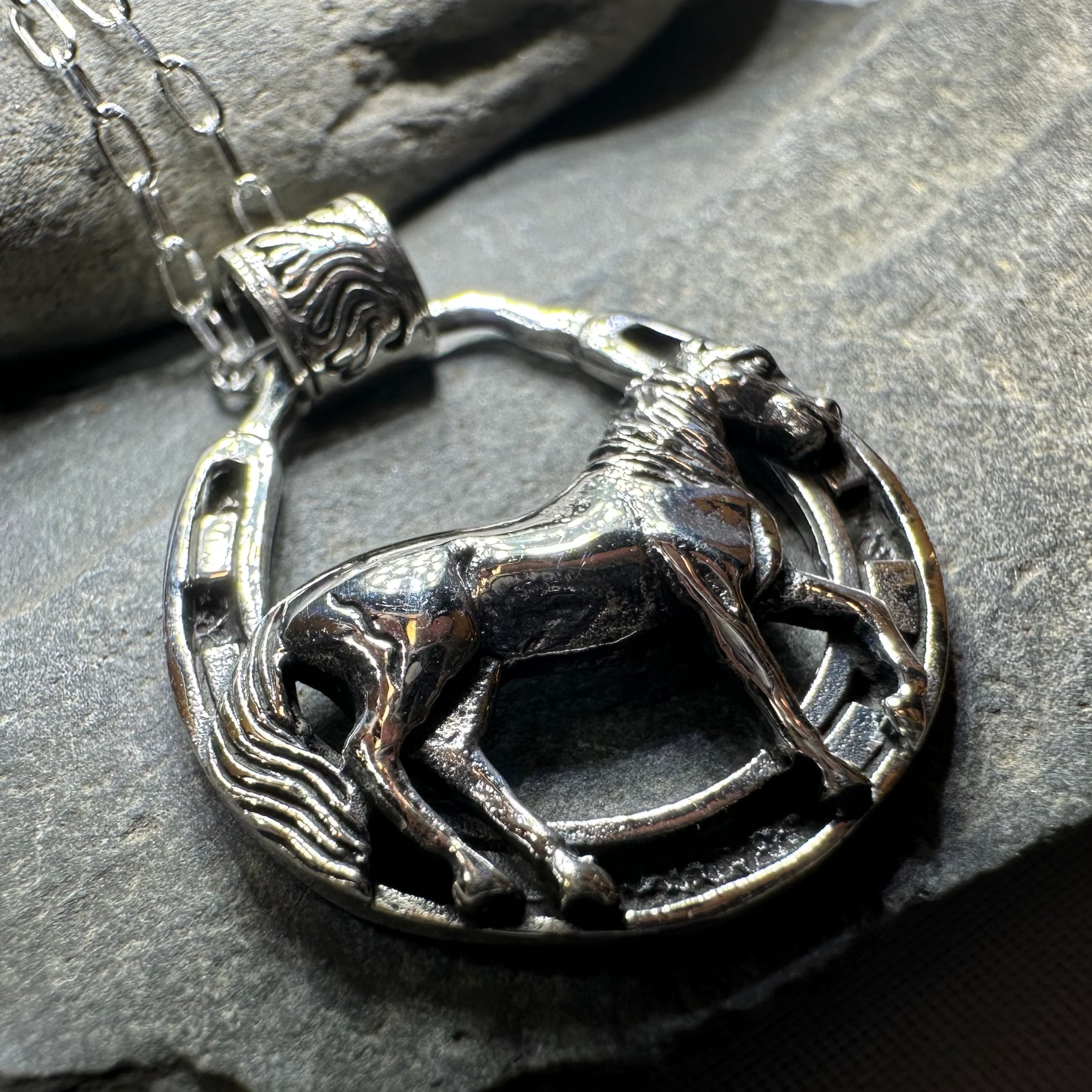 Kelpie Horse Necklace