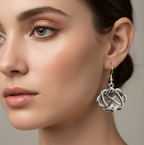 Infinite Love Heart Earrings