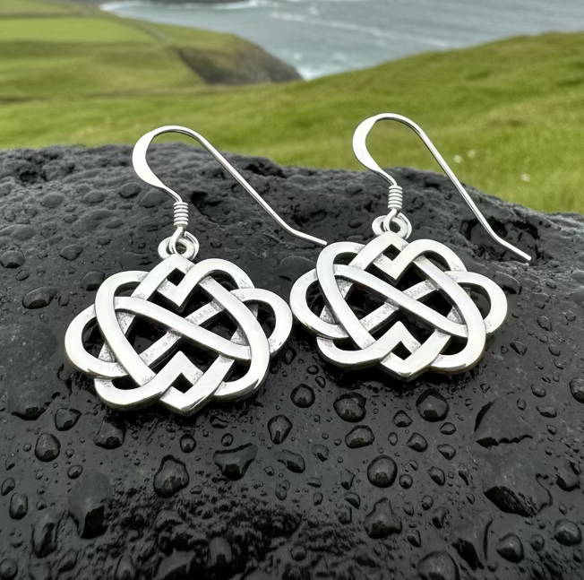 Infinite Love Heart Earrings