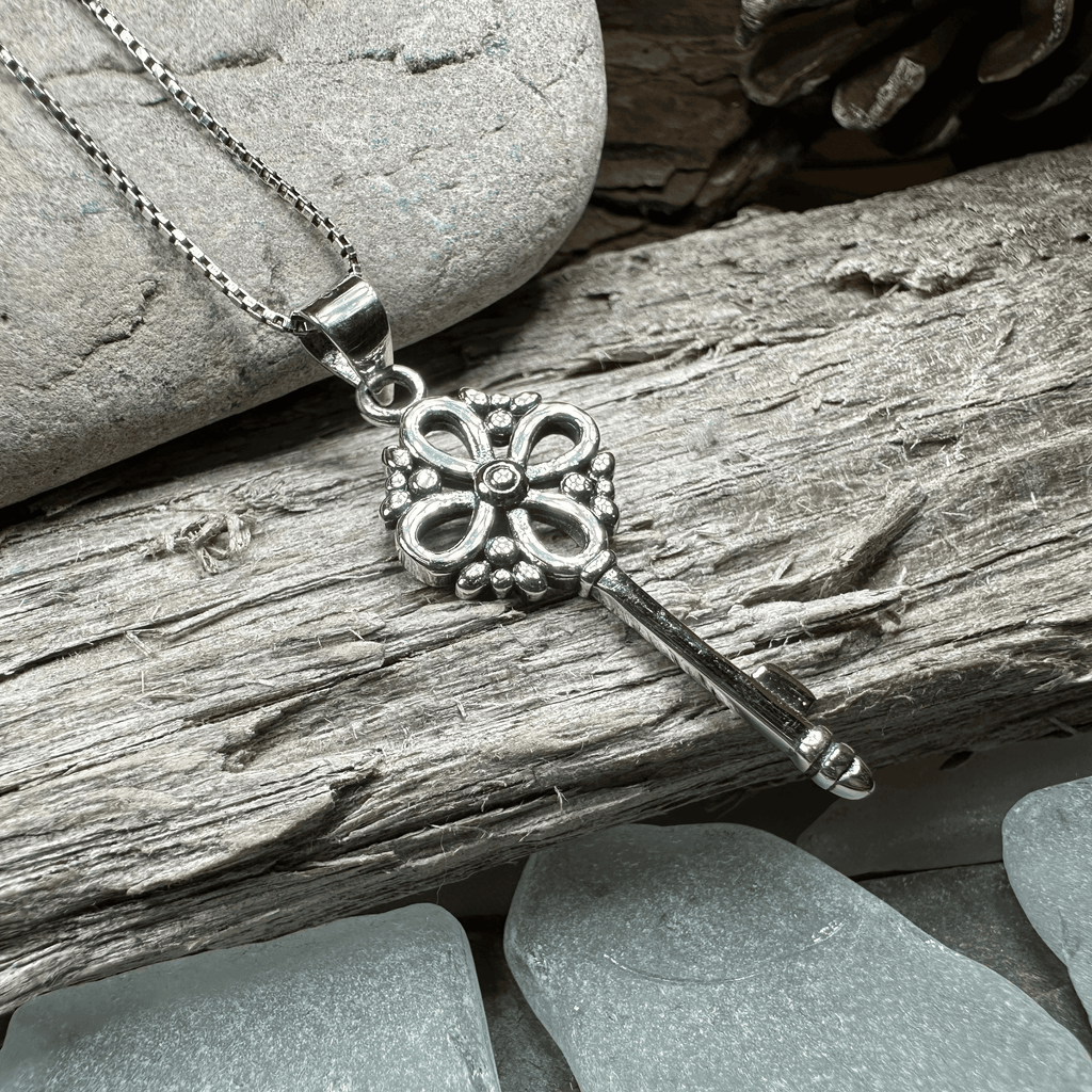 Adele Celtic Key Necklace - 18