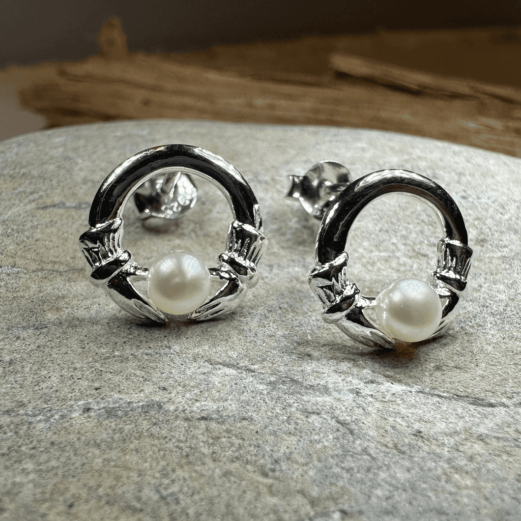 Straffan Claddagh Stud Earrings - 
