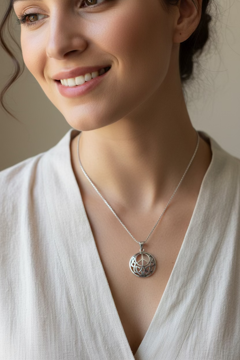 Peace Sign Necklace
