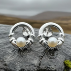 Straffan Claddagh Stud Earrings