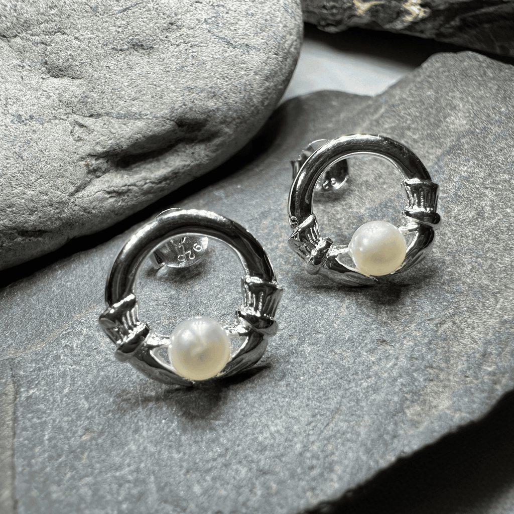 Straffan Claddagh Stud Earrings - 