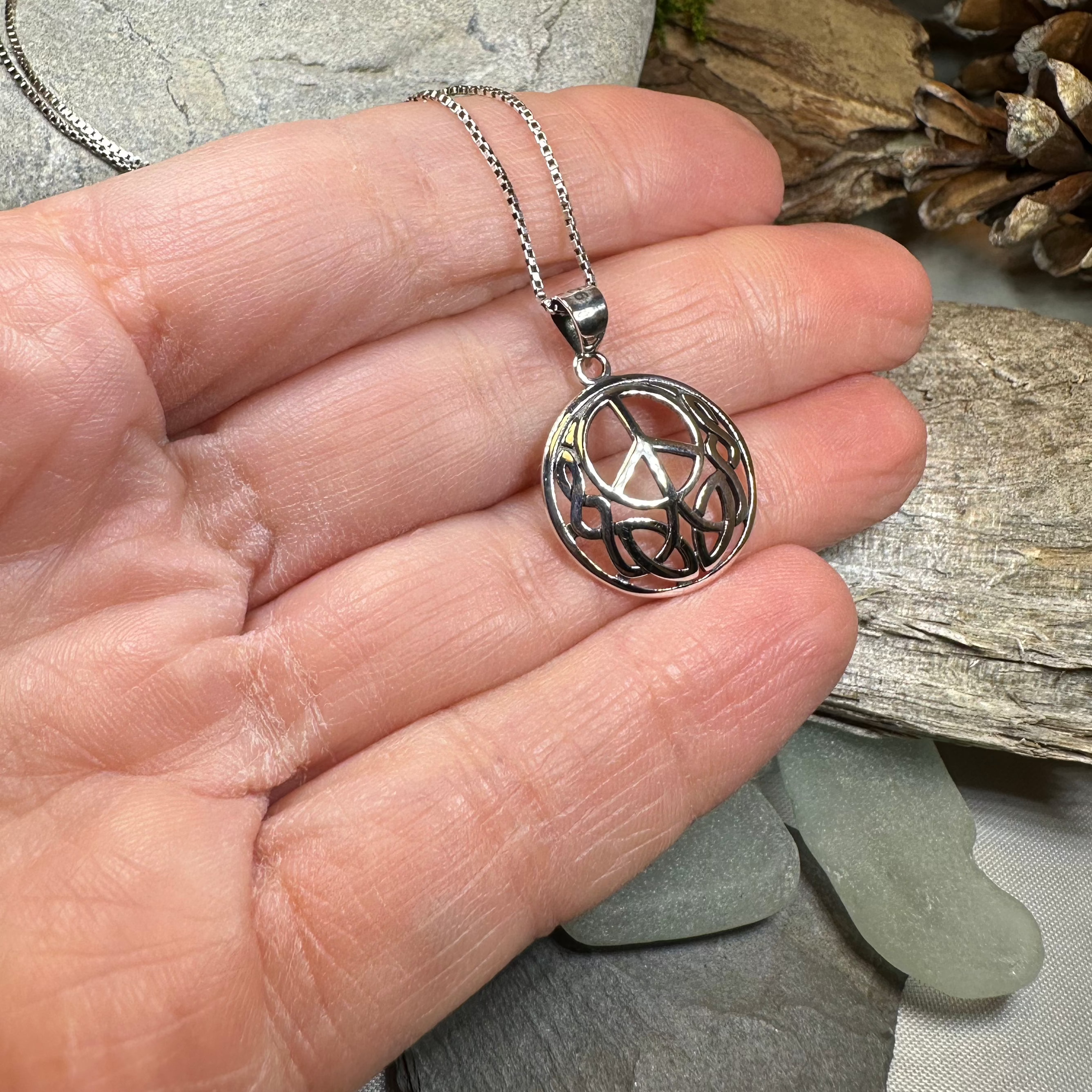 Peace Sign Necklace