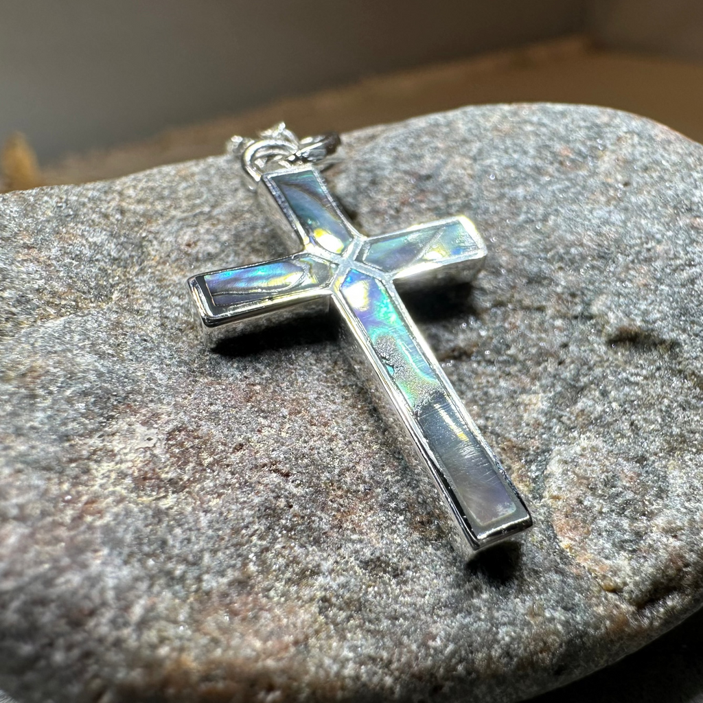 Petite Silver Celtic Cross Necklace