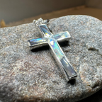 Petite Silver Celtic Cross Necklace