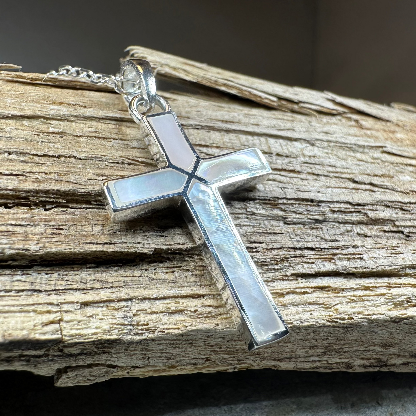 Petite Silver Celtic Cross Necklace