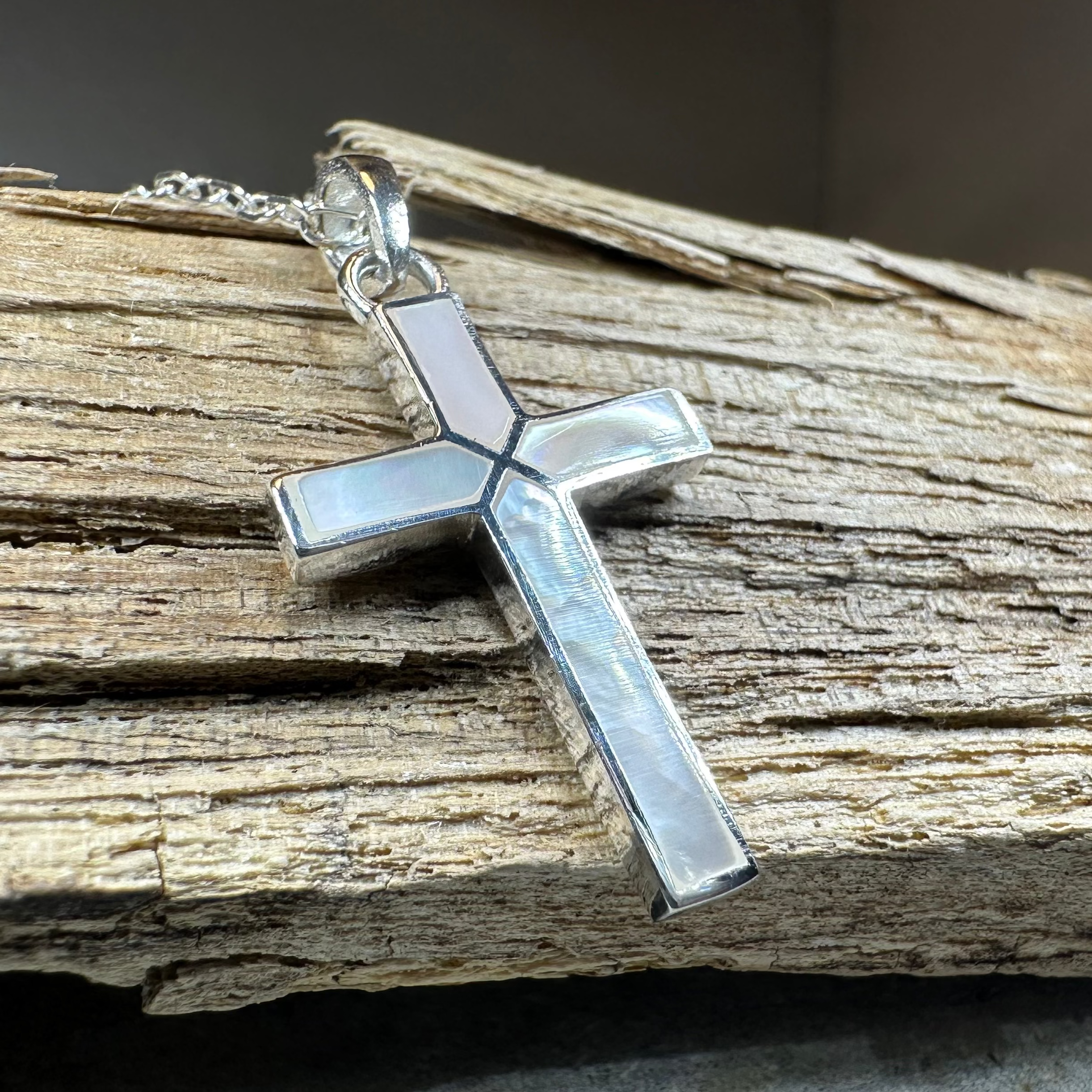 Petite Silver Celtic Cross Necklace