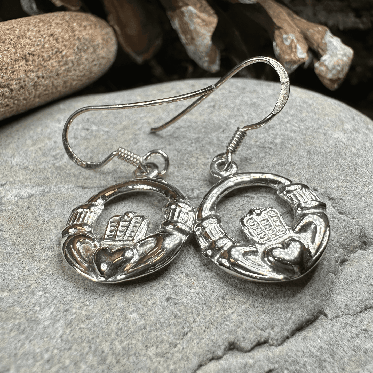 Celtic Claddagh Earrings - 