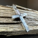 Petite Silver Celtic Cross Necklace