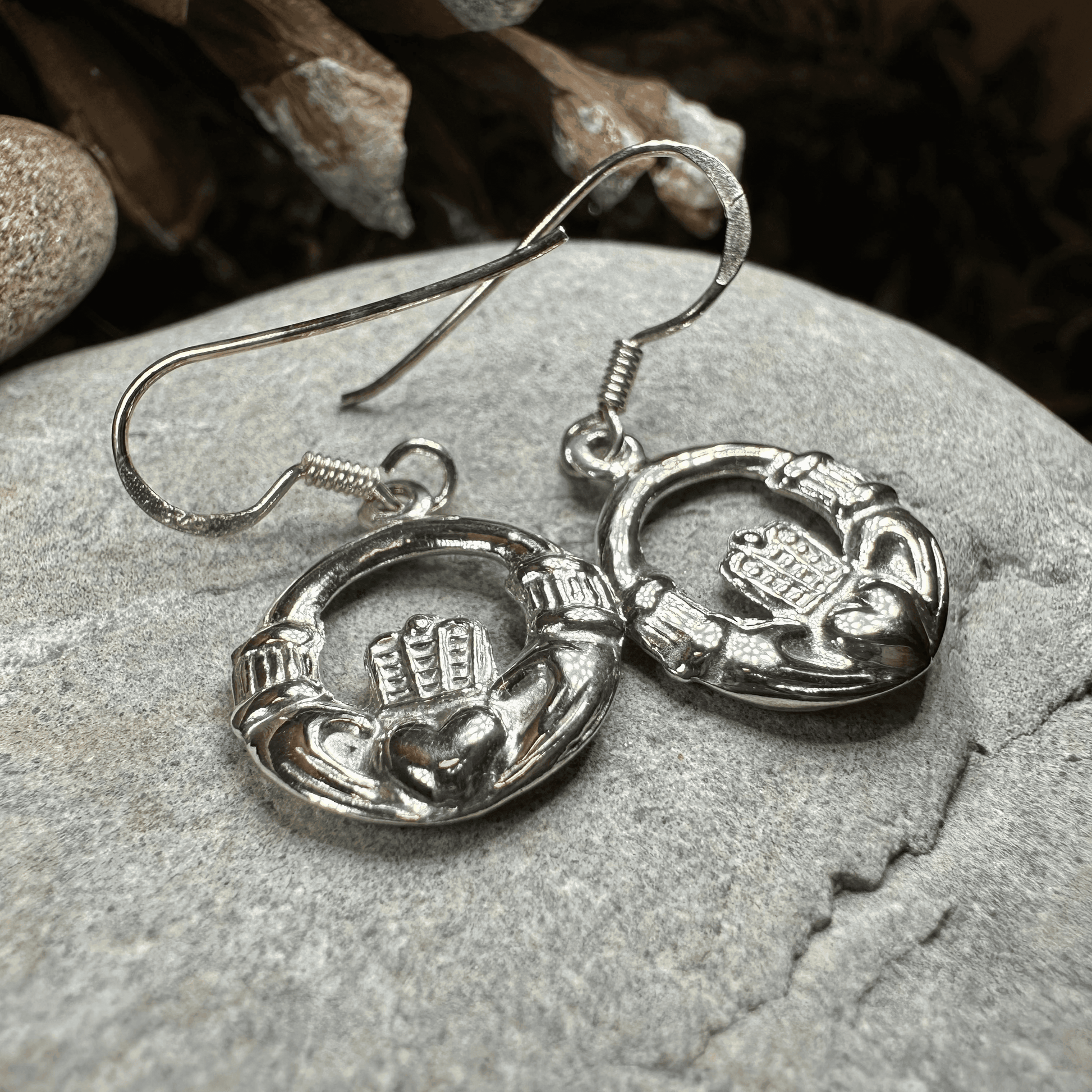 Celtic Claddagh Earrings - 